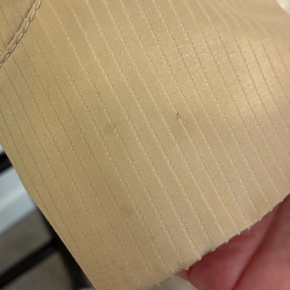 Banana Republic cotton/silk blend Gold Women's Jacket. Gorgeous! Size 2P - Picture 9 of 16